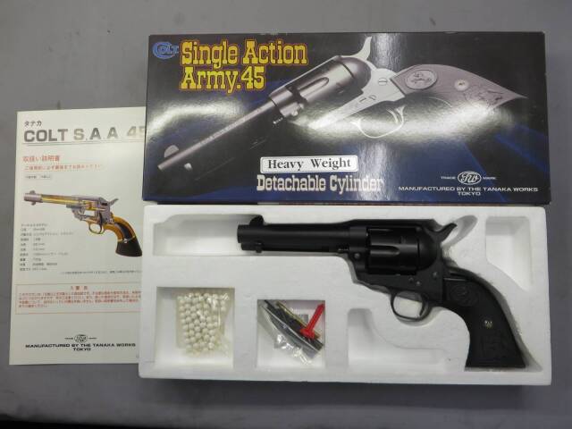 【タナカ】コルトSAA.45 D.C. 4 4/3in シビリアン HW　デタッチャブル