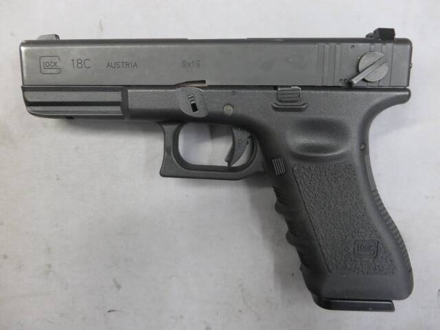 【東京マルイ】グロック18C カスタム・メタルスライド・リアル刻印フレーム ・ G18C Glock18