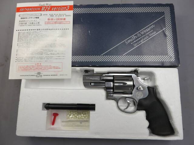 タナカ SPG樹脂製モデルガン S&W M629 フラットサイド 3インチ タナカワークス S&W M629 PC フラットサイド ver.3 3インチ