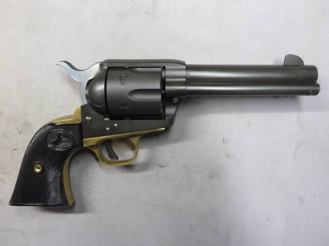 【CAW】コルト SAA.45 2nd シビリアン HW 真鍮製トリガーガード＆バックストラップ　モデルガン