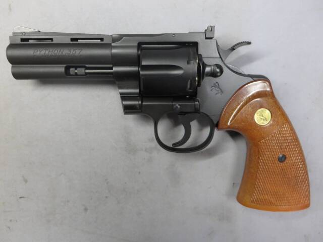 【タナカ】コルトパイソン.357mag 4in HW R-Model