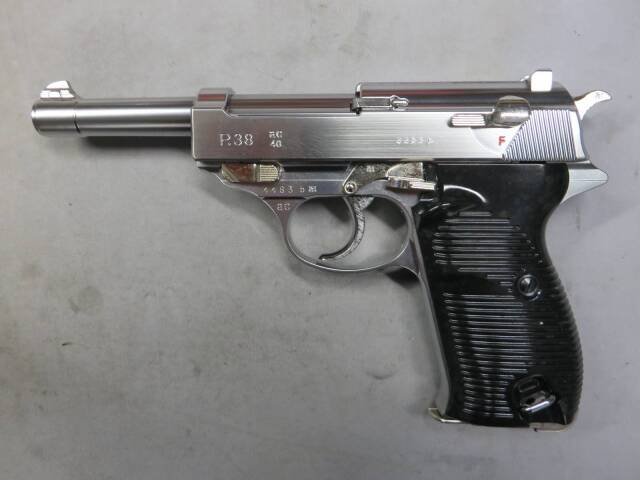 【マルゼン】ワルサーP38（ac40.S) シルバー