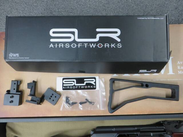 【東京マルイ】AKM GBB / ウッドハンドガード・DYTAC SLR BILLET ストック