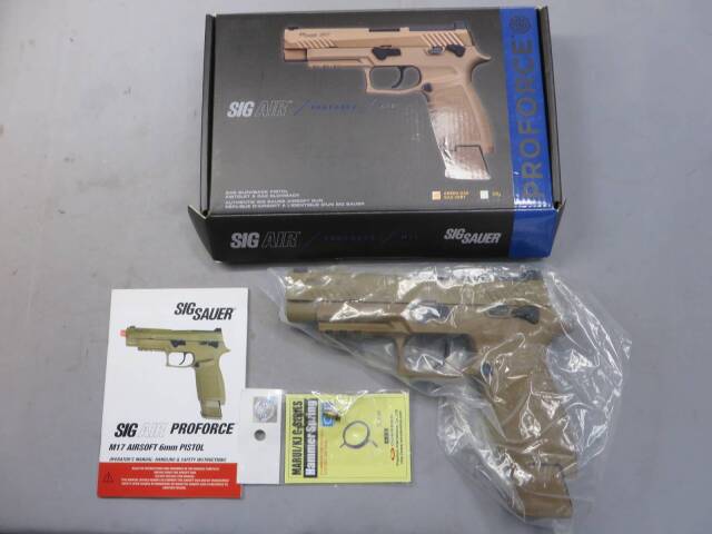【SIG AIR・VFC】P320-M17 PROFORCE メタルスライド・ SIG SAUER アメリカ陸軍最新型制式採用拳銃