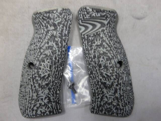 【LOKGRIPS】CZ75  Palm Swell Grey/Black Mayhem G10グリップ