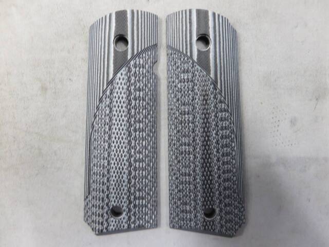 【パックマイヤー】G10タクティカル 1911グリップ Grey/Black チェッカー ♯61001