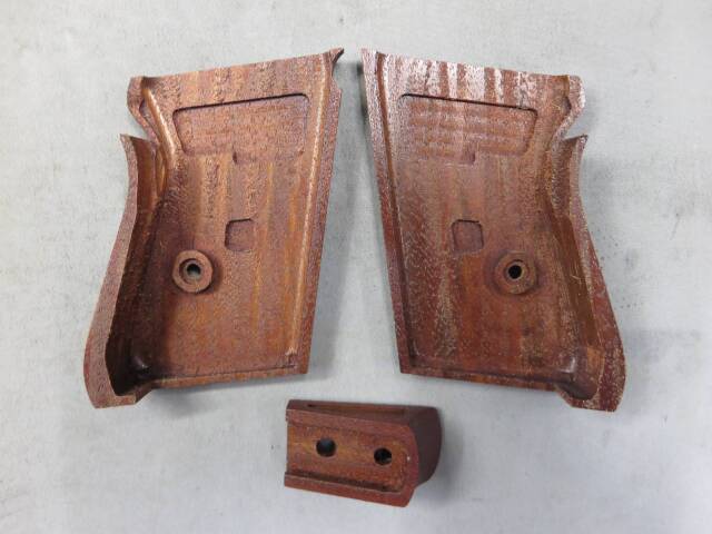 【If-Product】PPK （マルゼン製）木製グリップ + マガジンボトム