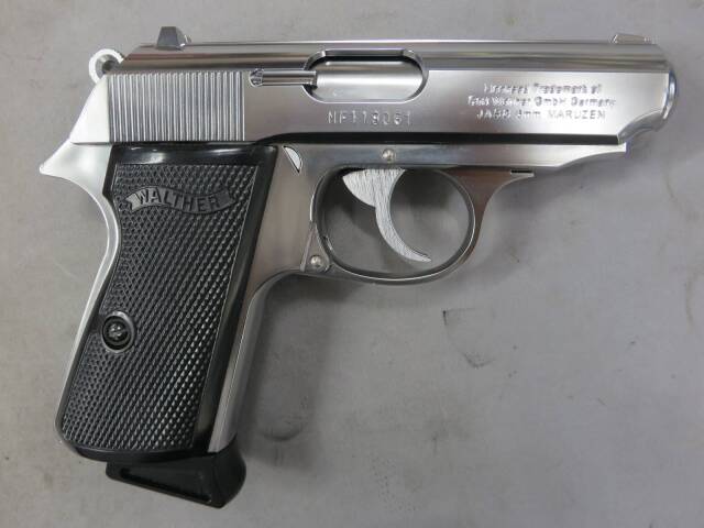 【マルゼン】ワルサー ニューPPK/S ステンレスモデル