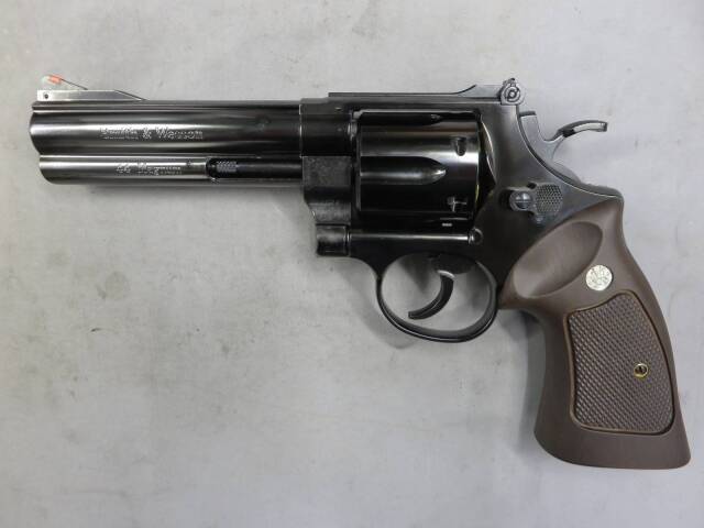 【マルシン】S&W M29 クラシック 5in Wディープブラック プラグリップ リアルXカートリッジ