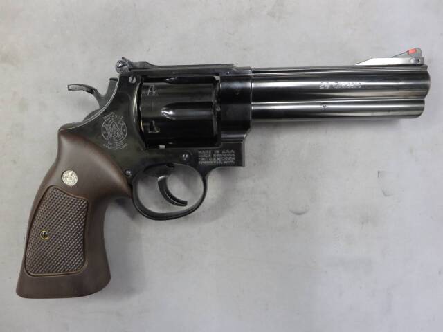 【マルシン】S&W M29 クラシック 5in Wディープブラック プラグリップ リアルXカートリッジ
