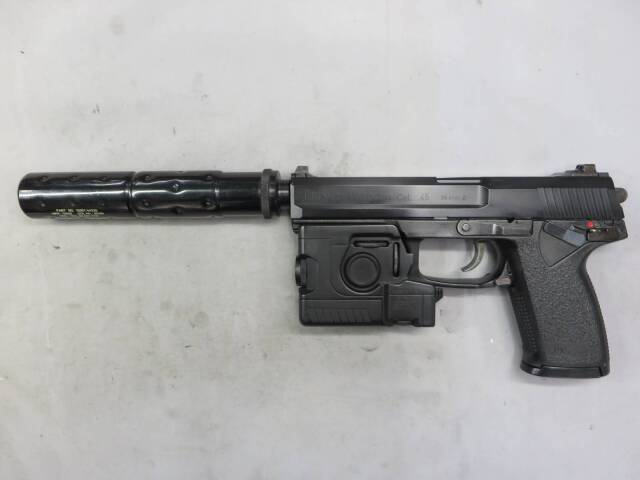 【KSC】MK23 SOCOMピストル  05HK・東京マルイ ライトモジュール・サイレンサー