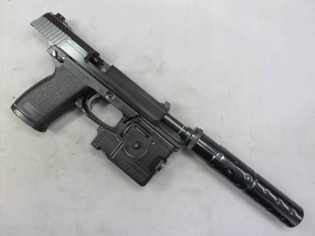 【KSC】MK23 SOCOMピストル  05HK・東京マルイ ライトモジュール・サイレンサー