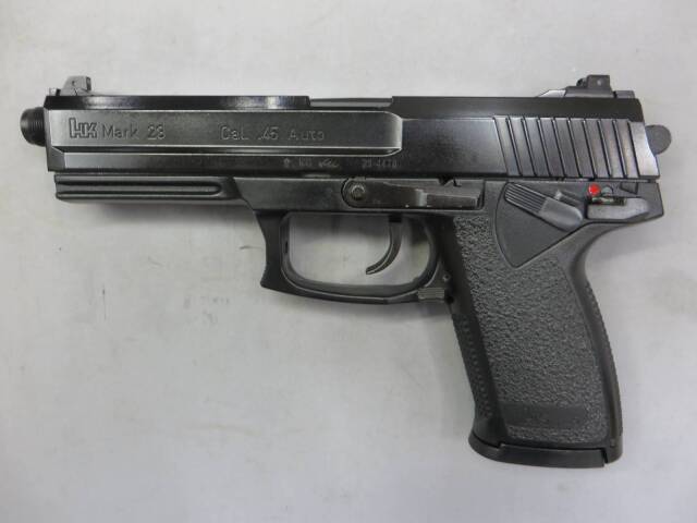 【KSC】MK23 SOCOMピストル コマーシャル ディープブラックコーティング