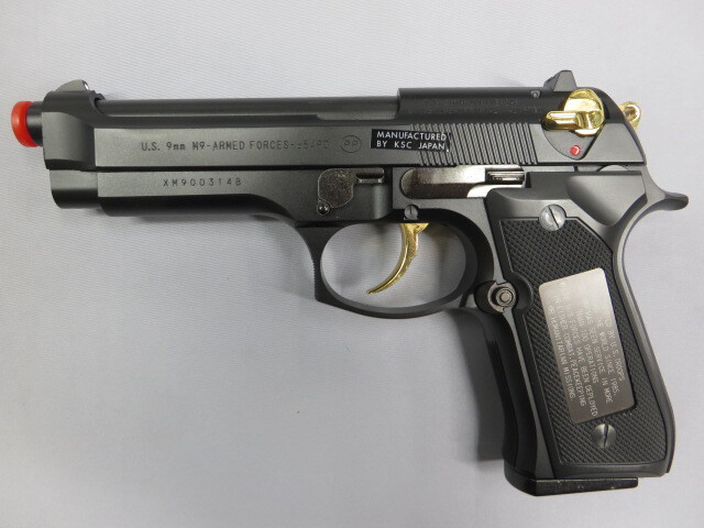か*で様 KSC M9 アニバーサリー ペアガン　ブローバック　ケーエスシー　B レア限定！KSC M9 アニバーサリーブラック&シルバーモデル