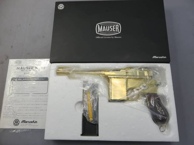 【マルシン】モーゼルM712 ノーマル刻印 木製グリップ  金属モデルガン