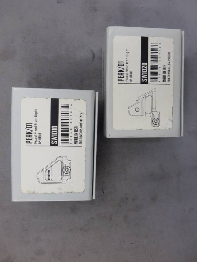 【SCALARWORKS】PEAK/01 Fixed Rear Sight（SW1020）・Front Sight（SW1010）