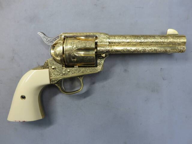 【マルシン】SAA.45  PEACEMAKER STAGECOACH 桐箱入 金属モデルガン