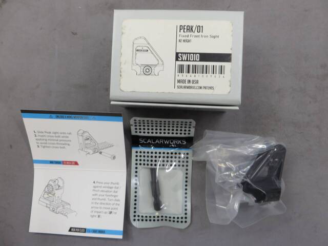 【SCALARWORKS】PEAK/01 Fixed Rear Sight（SW1020）・Front Sight（SW1010）