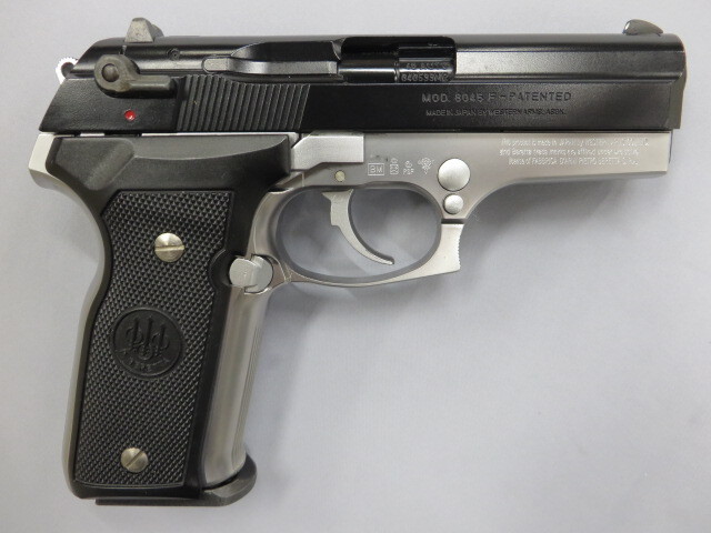 【ウエスタンアームズ】ベレッタM8045 フレームシルバー