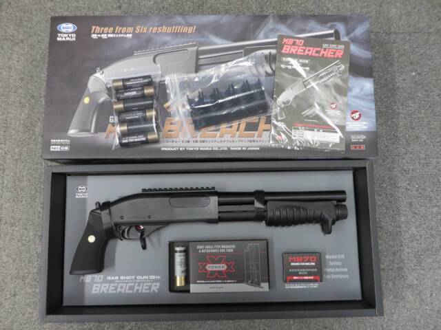 M870 ブリーチャー　ガスショットガン シェル・弾倉ポーチ付き 楽天市場】東京マルイ ショットシェルホルダー M870シリーズ対応
