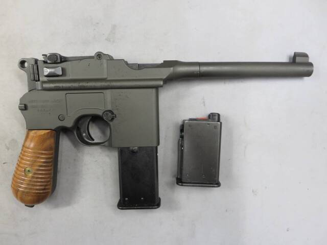 マルシン】モーゼルM712 HW 6mmBB・木製グリップ ガス・ブローバック