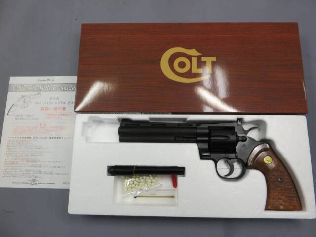 【タナカ】コルトパイソン.357mag 6in R-model　HW