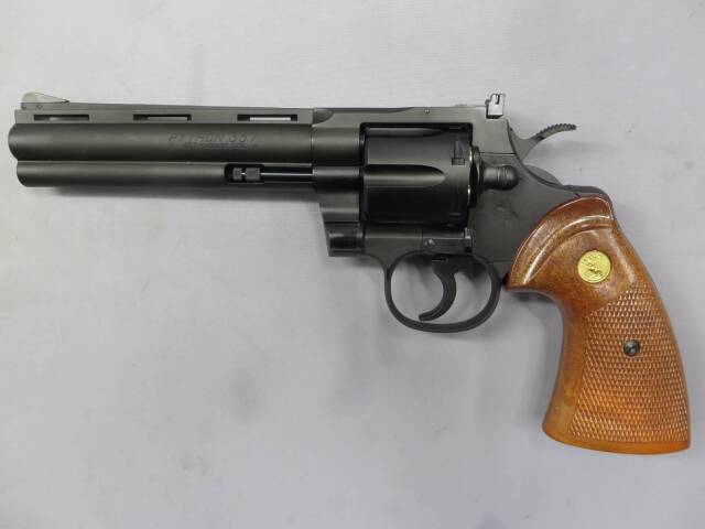 【タナカ】コルトパイソン.357mag 6in R-model　HW
