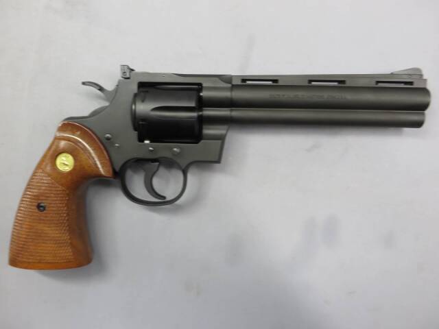 【タナカ】コルトパイソン.357mag 6in R-model　HW