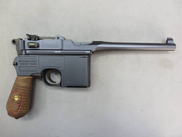 Action】モーゼル C96 RED9 ブルースチール ダミーカート モデルガン