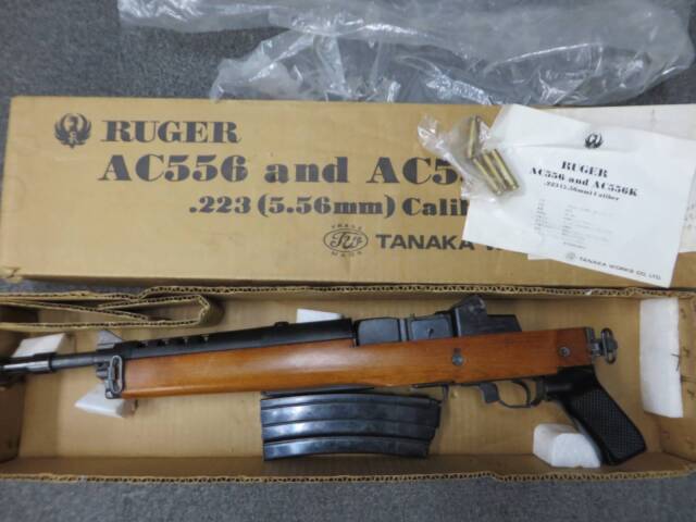【タナカ】ルガー AC556K・ルガー ミニ 14　SMG・モデルガン