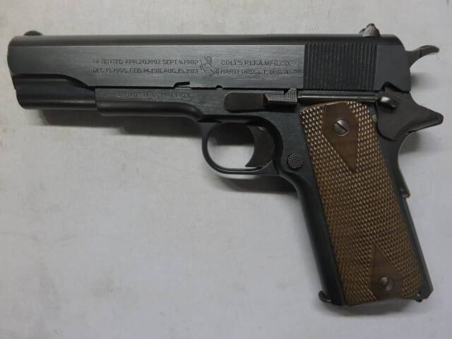 【ウエスタンアームズ】コルトM1911 ブラックアーミー・Coltロゴ入り木箱付