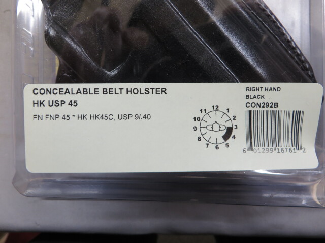 【GALCO】HK USP.45 HK45C・CONCEALABLE ホルスター ブラック