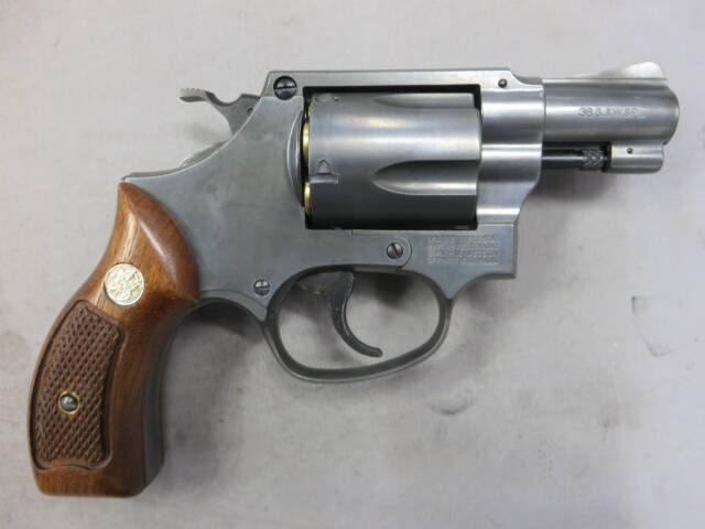 【マルシン】S&W M36 2in ブラック エクセレント HW 木製サービスグリップ 6ｍｍBB リアルXカート