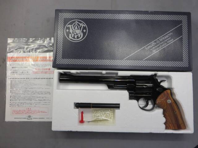 【タナカ】S&W M29 カウンターボアード 8 3/8inch スチールフィニッシュ Ver.3 トラビスモデル・木製グリップ