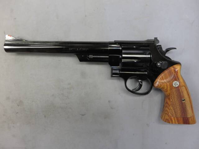 【タナカ】S&W M29 カウンターボアード 8 3/8inch スチールフィニッシュ Ver.3 トラビスモデル・木製グリップ