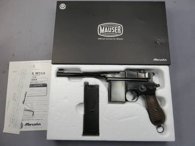 【マルシン】モーゼルM712 ノーマルバレル  Wディープブラック 6ｍｍBB ブローバック