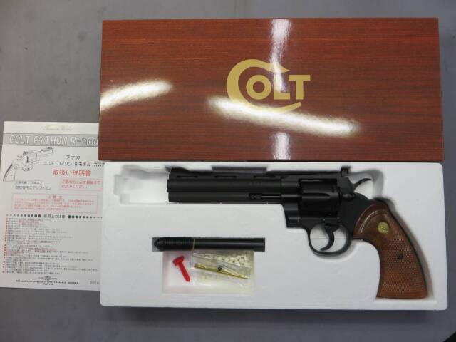 【タナカ】コルトパイソン.357mag 6in R-model　HW