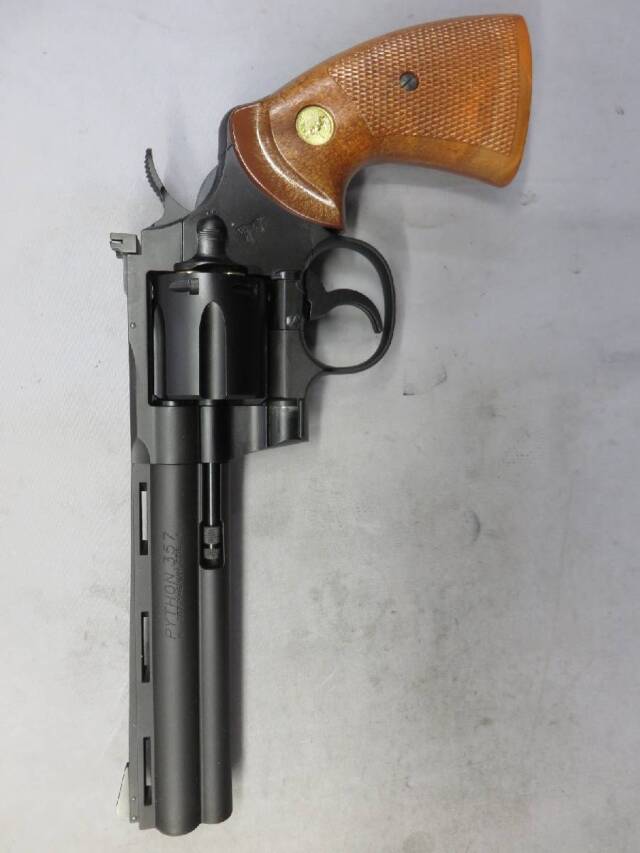 【タナカ】コルトパイソン.357mag 6in R-model　HW