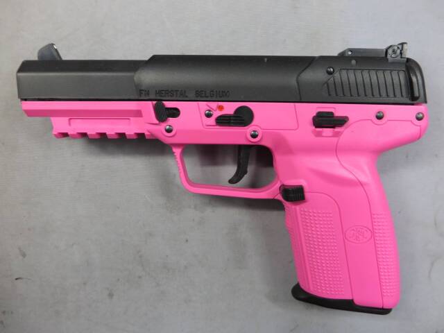マルシン　FN 5−7 ファイブセブン　V2 SHOCK PINK　CO2 マルシン】FN Five-seveN 6mmBB CO2 V2 SHOCKPINK・ファイブセブン