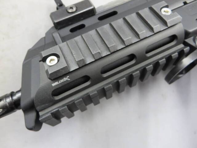 【東京マルイ】 MP7A1 GBB・FMA Wilcnx刻印入りレイルシステム・ラージセレクター