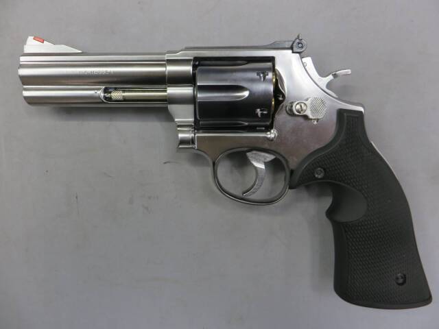 【マルシン】S&W M686 シルバーABS プラグリップ仕様  Xカートリッジ