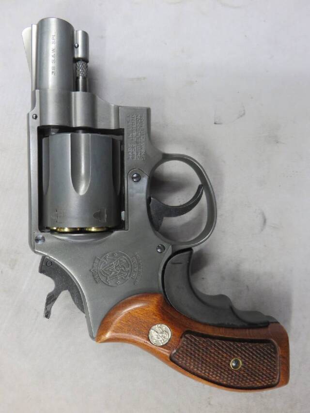【マルシン】S&W M10 2in エクセレント HW　ハーフチェッカー木製グリップ仕様 リアルXカートリッジ
