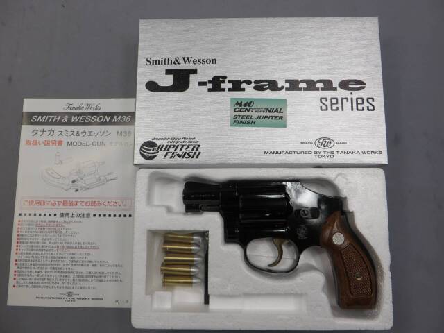 【タナカ】S&W M40 センチニアル スチールジュピターフィニッシュ モデルガン