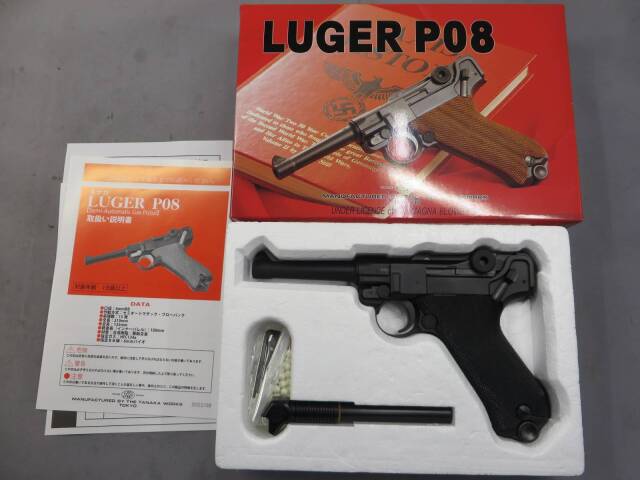 タナカ】ルガーP08 4in Mauser S/42 Code.K Date 1934 HW / 木製グリップ