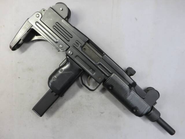 【マルシン】UZI SMG メタルストック PULG FIREカートリッジ SMG・金属モデルガン