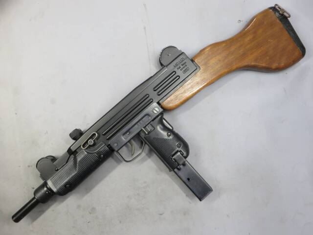 【マルシン】UZI SMG ウッドストック PULG FIREカートリッジ SMG・金属モデルガン