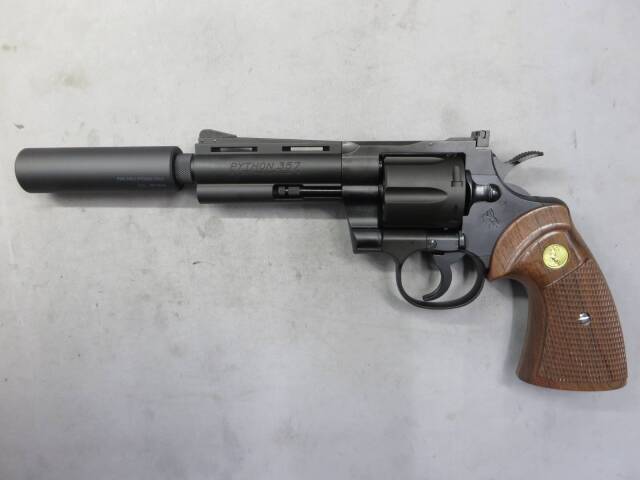 【タナカ】コルトパイソン Ryo Saeba モデル DX モデルガン +Weight ウォールナットグリップ シティハンター公式コラボレーション