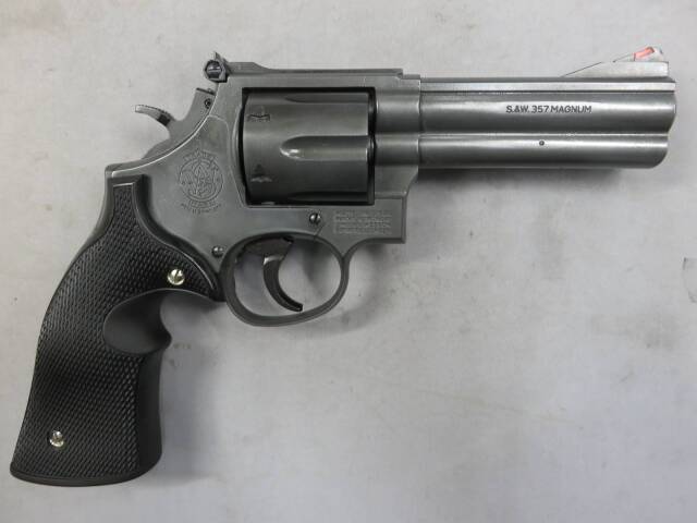 【マルシン】S&W M586 4in エクセレント HW プラグリップ　 モデルガン