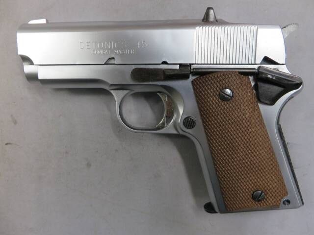 【MGC】 デトニクス.45 コンバットマスター ステンレスシルバー  モデルガン