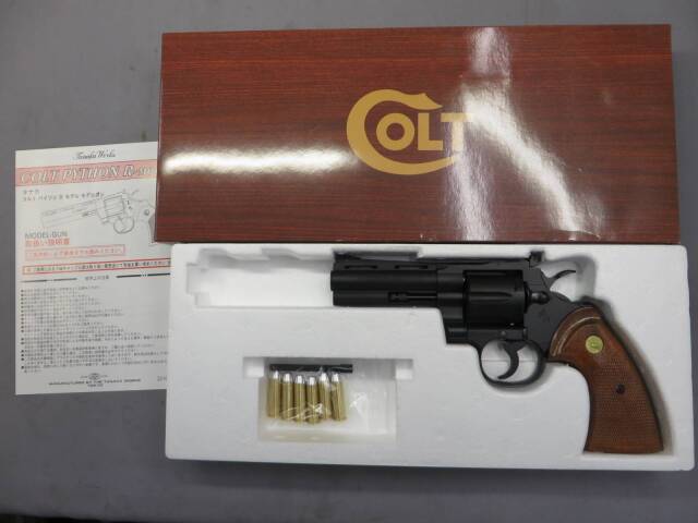 【タナカ】コルトパイソン.357mag 4in R-model HW モデルガン